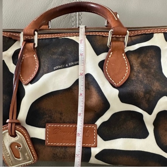 Rare Vintage Dooney & Bourke giraffe print satchel! EUC - Picture 9 of 15